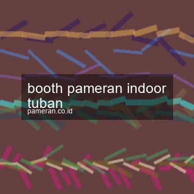 Booth Pameran Indoor Tuban