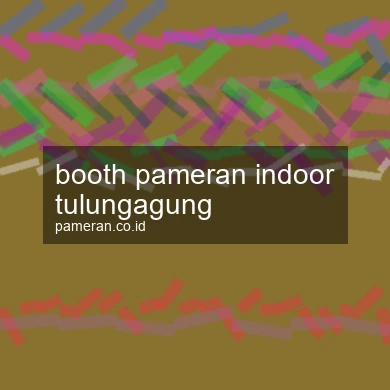 Booth Pameran Indoor Tulungagung