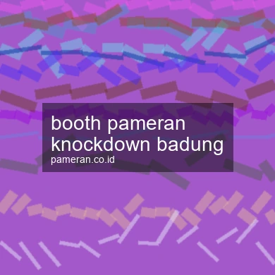 Booth Pameran Knockdown Badung