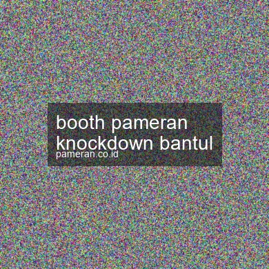 Booth Pameran Knockdown Bantul