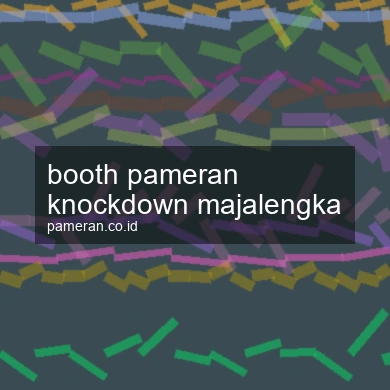Booth Pameran Knockdown Majalengka