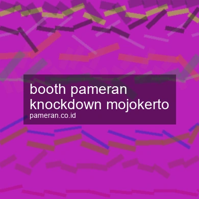 Booth Pameran Knockdown Mojokerto