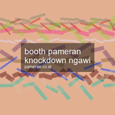 Booth Pameran Knockdown Ngawi
