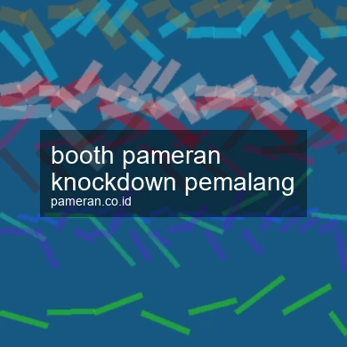 Booth Pameran Knockdown Pemalang