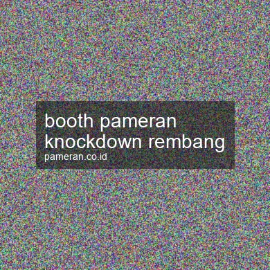Booth Pameran Knockdown Rembang