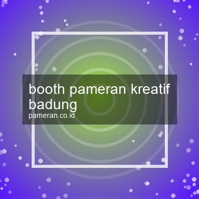 Booth Pameran Kreatif Badung