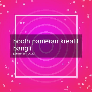 Booth Pameran Kreatif Bangli