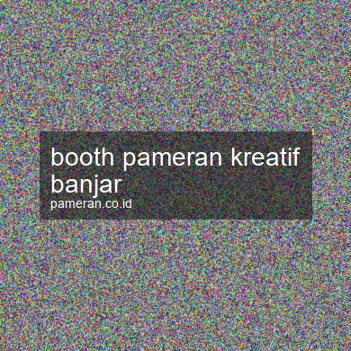 Booth Pameran Kreatif Banjar