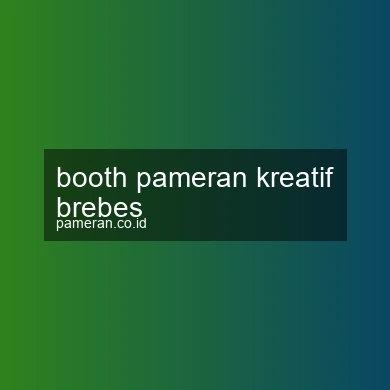 Booth Pameran Kreatif Brebes