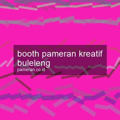 Booth Pameran Kreatif Buleleng