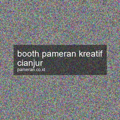 Booth Pameran Kreatif Cianjur