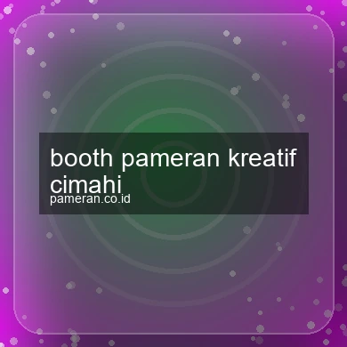 Booth Pameran Kreatif Cimahi