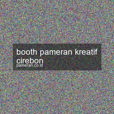Booth Pameran Kreatif Cirebon