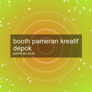 Booth Pameran Kreatif Depok