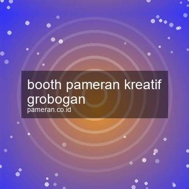 Booth Pameran Kreatif Grobogan