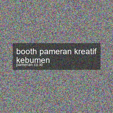 Booth Pameran Kreatif Kebumen