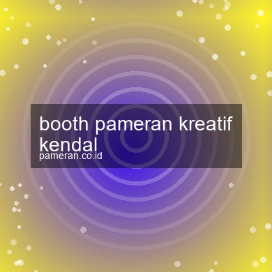 Booth Pameran Kreatif Kendal