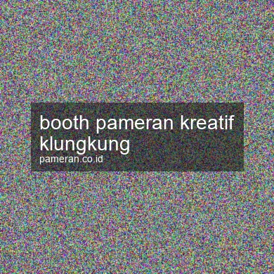 Booth Pameran Kreatif Klungkung