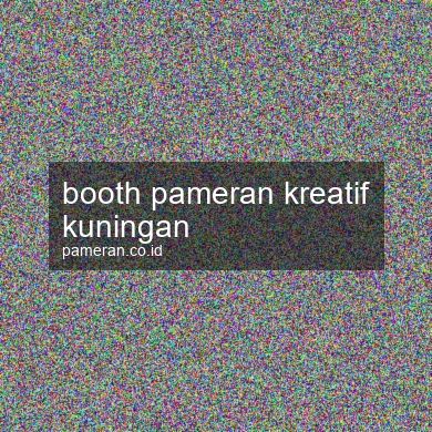 Booth Pameran Kreatif Kuningan