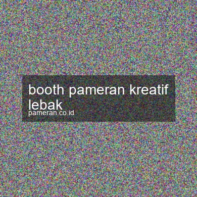 Booth Pameran Kreatif Lebak