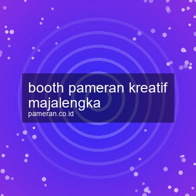 Booth Pameran Kreatif Majalengka