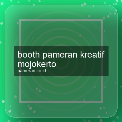 Booth Pameran Kreatif Mojokerto