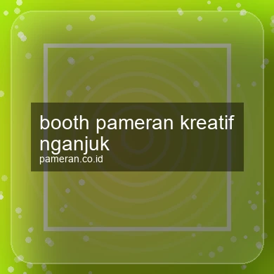 Booth Pameran Kreatif Nganjuk