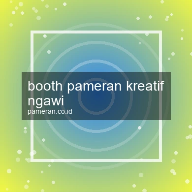 Booth Pameran Kreatif Ngawi