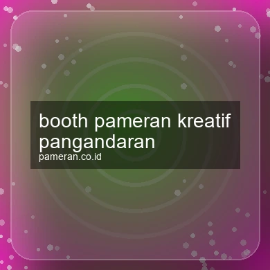 Booth Pameran Kreatif Pangandaran