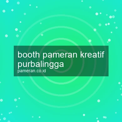 Booth Pameran Kreatif Purbalingga