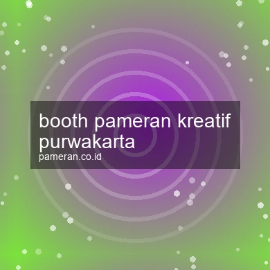 Booth Pameran Kreatif Purwakarta