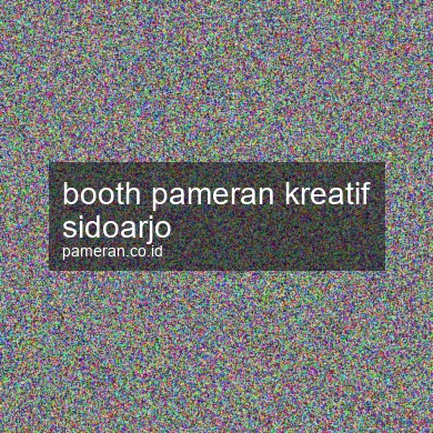 Booth Pameran Kreatif Sidoarjo