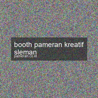 Booth Pameran Kreatif Sleman