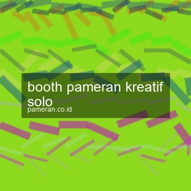 Booth Pameran Kreatif Solo