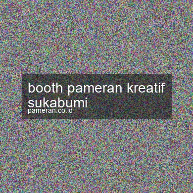 Booth Pameran Kreatif Sukabumi