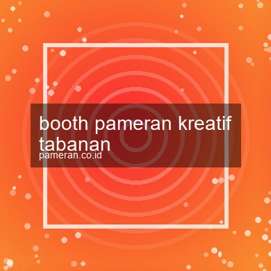 Booth Pameran Kreatif Tabanan