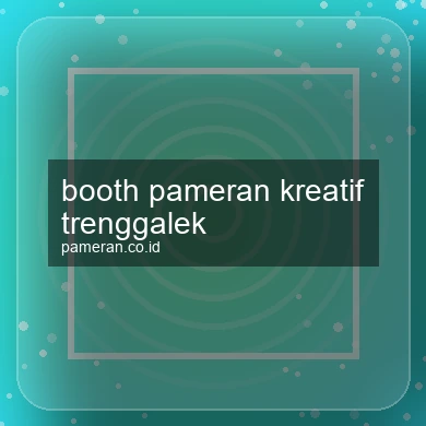 Booth Pameran Kreatif Trenggalek