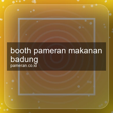 Booth Pameran Makanan Badung