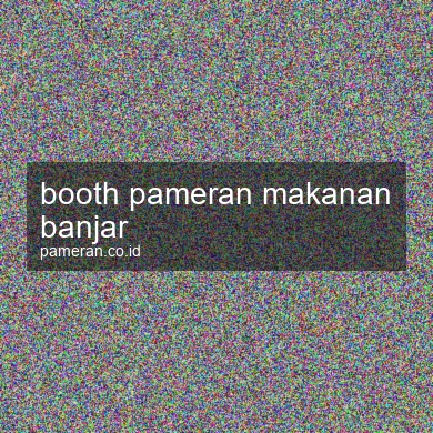 Booth Pameran Makanan Banjar