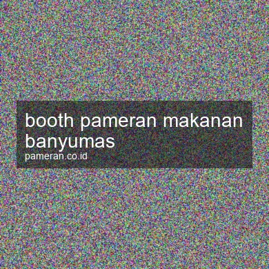 Booth Pameran Makanan Banyumas