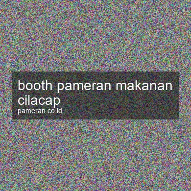 Booth Pameran Makanan Cilacap