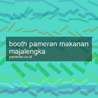 Booth Pameran Makanan Majalengka