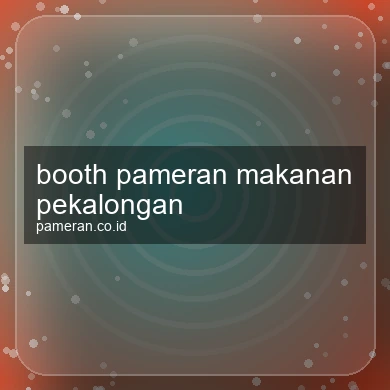 Booth Pameran Makanan Pekalongan