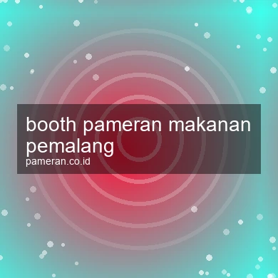 Booth Pameran Makanan Pemalang