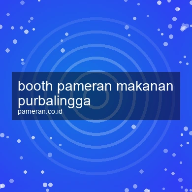 Booth Pameran Makanan Purbalingga
