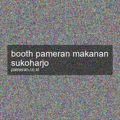 Booth Pameran Makanan Sukoharjo