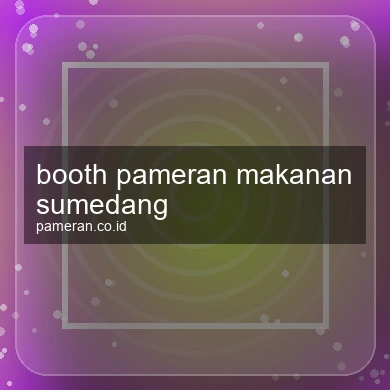 Booth Pameran Makanan Sumedang