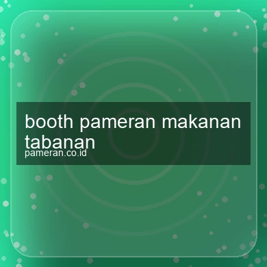 Booth Pameran Makanan Tabanan