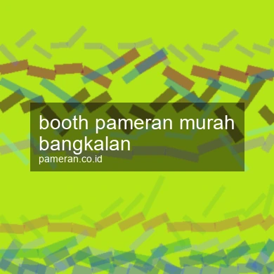 Booth Pameran Murah Bangkalan