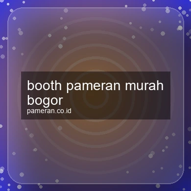 Booth Pameran Murah Bogor